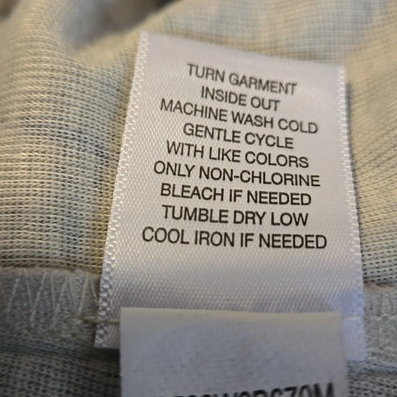 One World Abstract Design Grey & White Long Sleeve Top size 3X - Picture 8 of 14